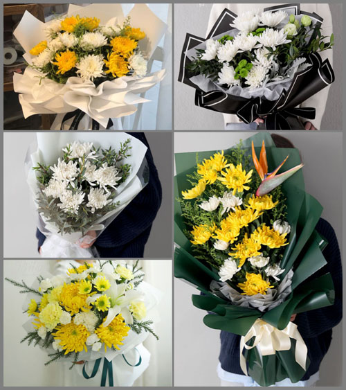 四川成都简阳市禾丰镇白事花束代送